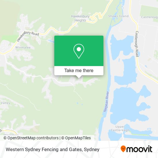 Western Sydney Fencing and Gates map