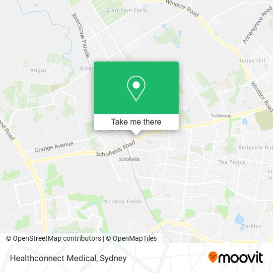 Healthconnect Medical map