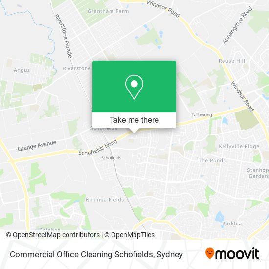 Commercial Office Cleaning Schofields map