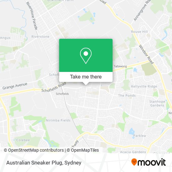 Australian Sneaker Plug map