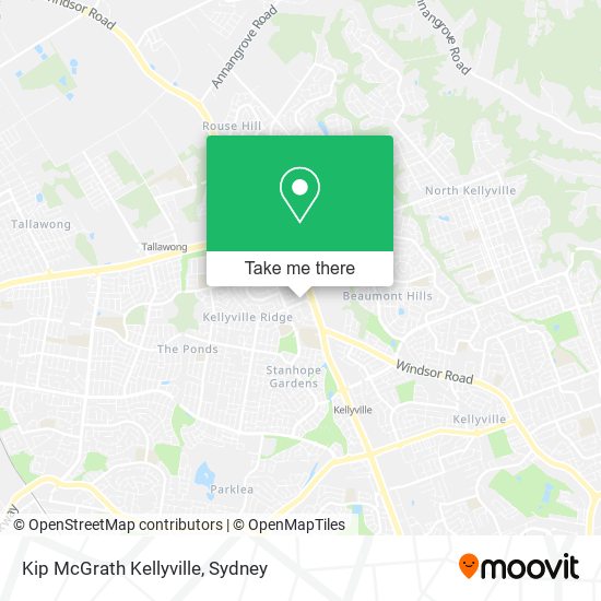 Mapa Kip McGrath Kellyville