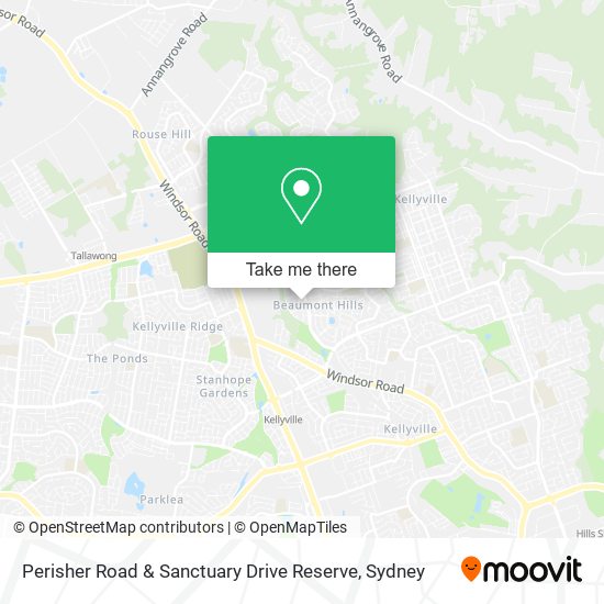 Mapa Perisher Road & Sanctuary Drive Reserve