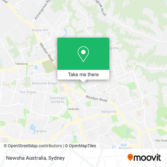 Newsha Australia map