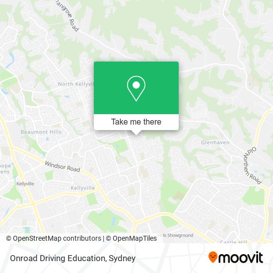 Onroad Driving Education map