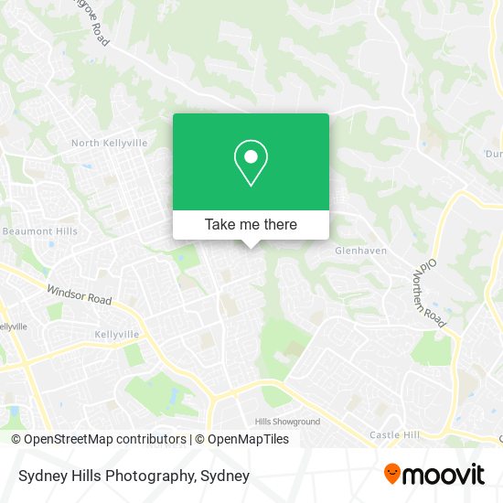 Sydney Hills Photography map