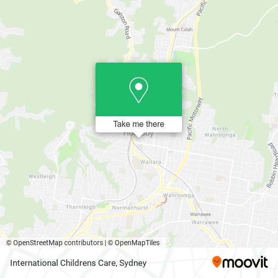 International Childrens Care map