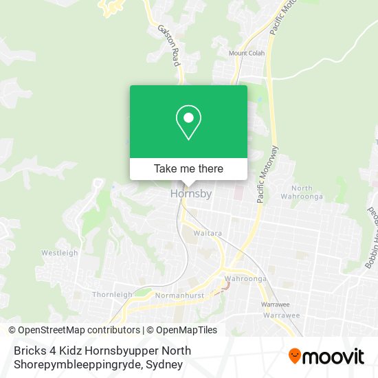 Bricks 4 Kidz Hornsbyupper North Shorepymbleeppingryde map