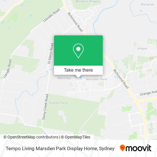 Tempo Living Marsden Park Display Home map