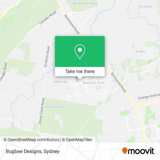 Bugbee Designs map