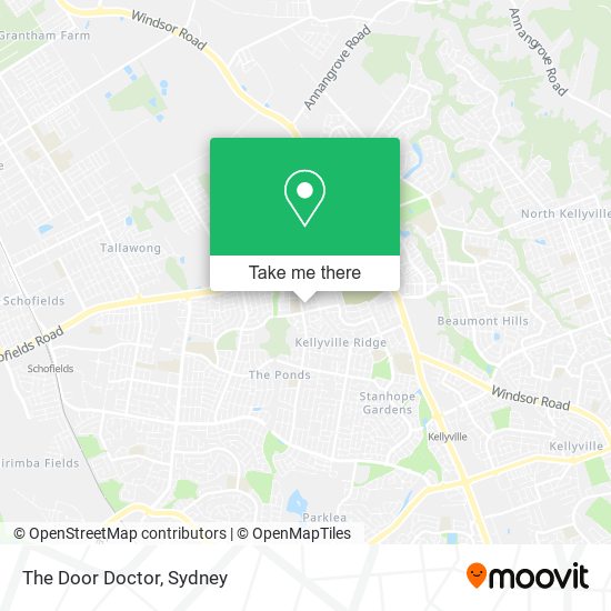 The Door Doctor map