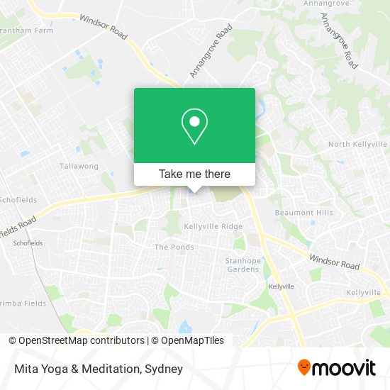 Mita Yoga & Meditation map