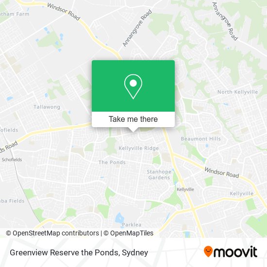 Greenview Reserve the Ponds map