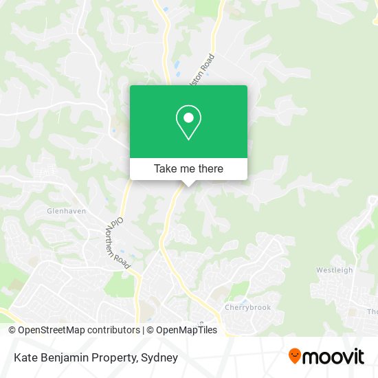 Kate Benjamin Property map