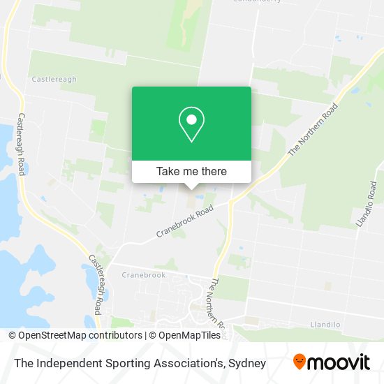 Mapa The Independent Sporting Association's