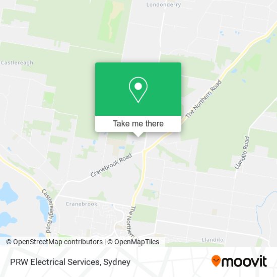 PRW Electrical Services map