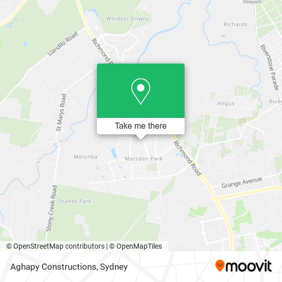 Aghapy Constructions map