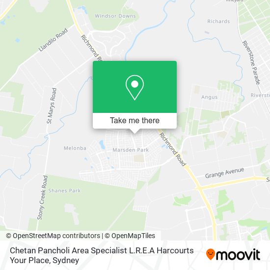 Mapa Chetan Pancholi Area Specialist L.R.E.A Harcourts Your Place