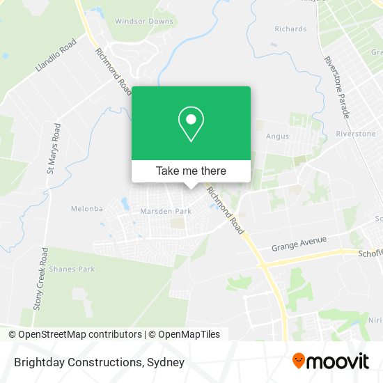 Brightday Constructions map