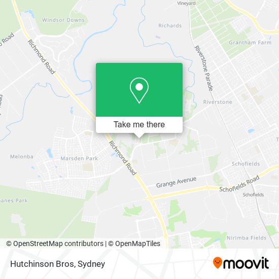 Hutchinson Bros map