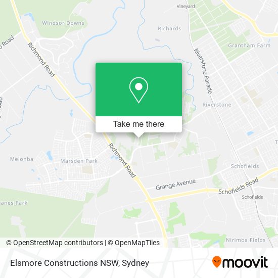 Elsmore Constructions NSW map