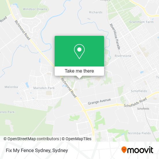 Fix My Fence Sydney map