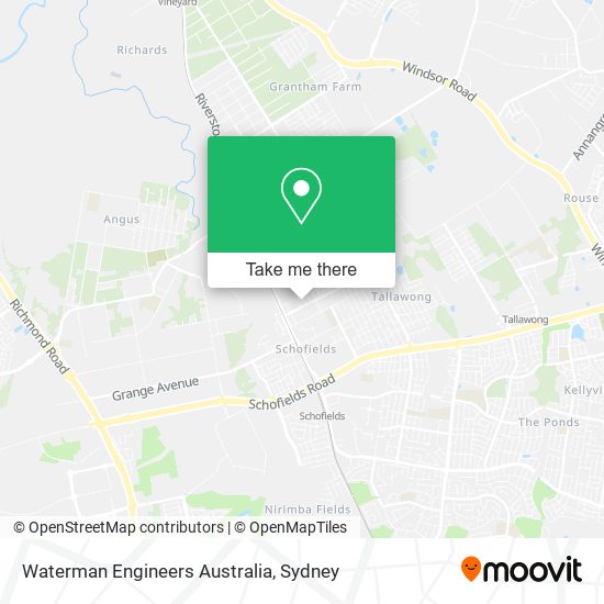 Mapa Waterman Engineers Australia