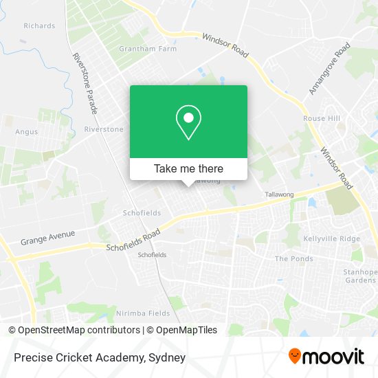 Mapa Precise Cricket Academy