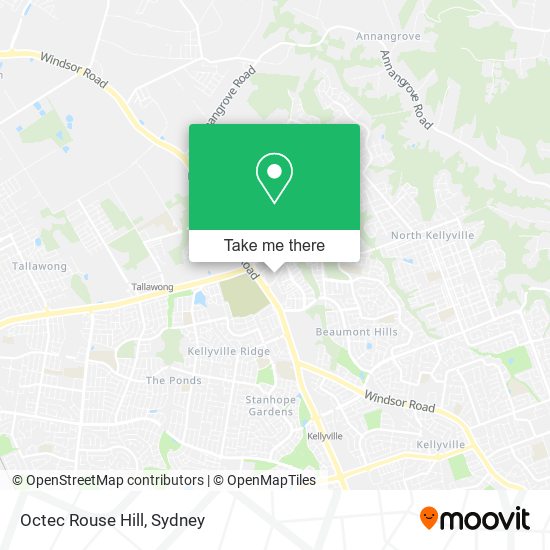 Octec Rouse Hill map