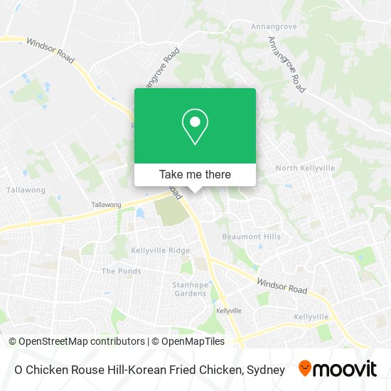 O Chicken Rouse Hill-Korean Fried Chicken map