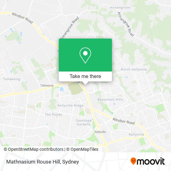 Mathnasium Rouse Hill map