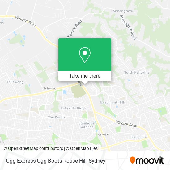 Ugg Express Ugg Boots Rouse Hill map