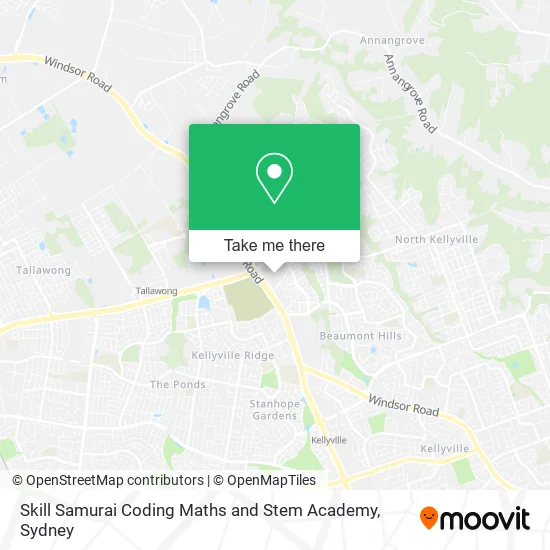 Skill Samurai Coding Maths and Stem Academy map
