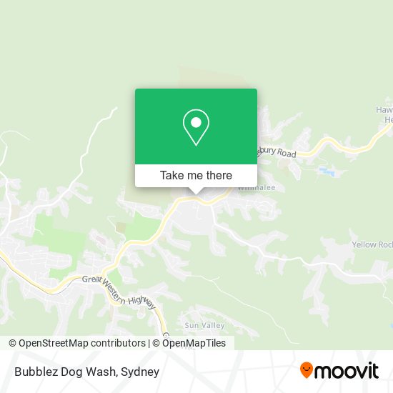 Bubblez Dog Wash map