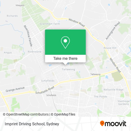 Imprint Driving School map