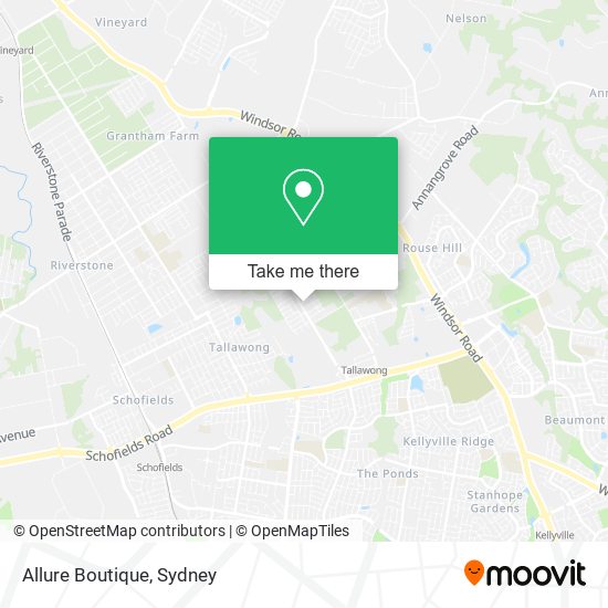 Allure Boutique map