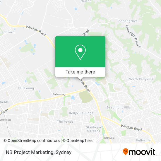 NB Project Marketing map