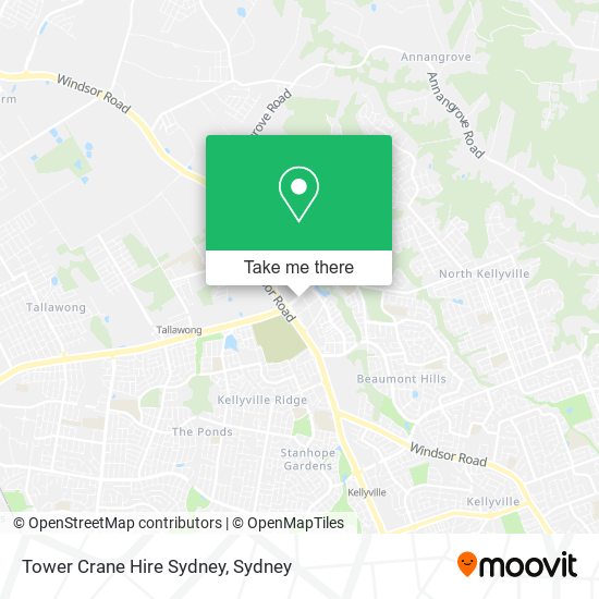 Mapa Tower Crane Hire Sydney