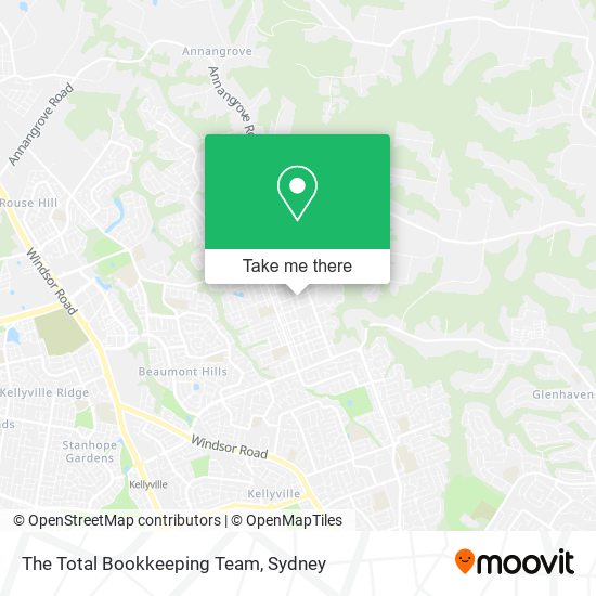 The Total Bookkeeping Team map