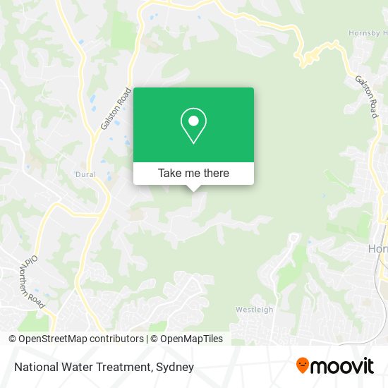National Water Treatment map