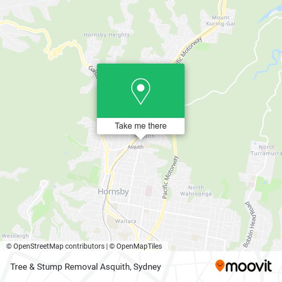 Tree & Stump Removal Asquith map