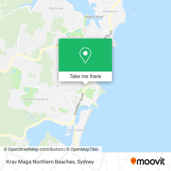 Krav Maga Northern Beaches map