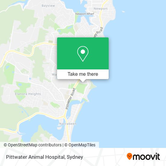 Mapa Pittwater Animal Hospital