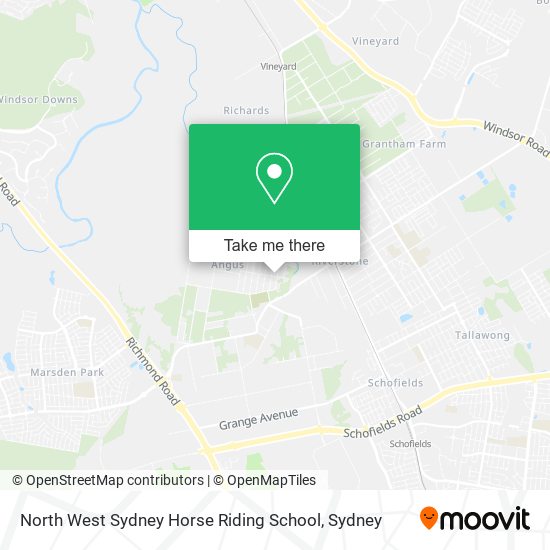 Mapa North West Sydney Horse Riding School