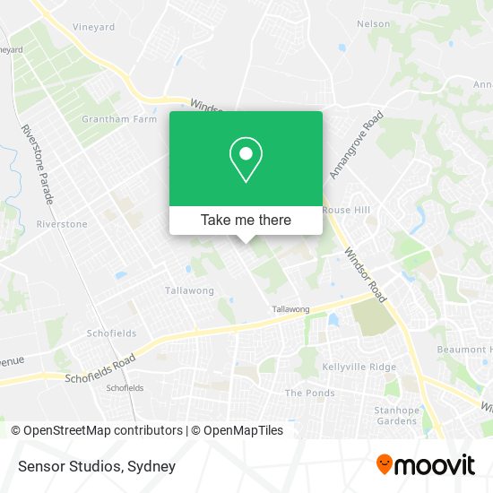 Sensor Studios map