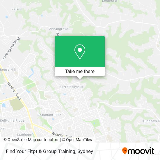 Mapa Find Your Fitpt & Group Training