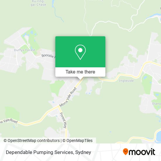 Dependable Pumping Services map