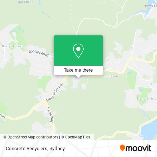 Concrete Recyclers map