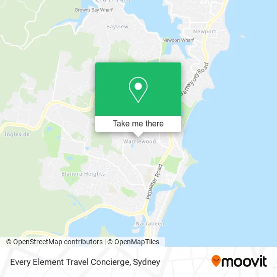 Every Element Travel Concierge map