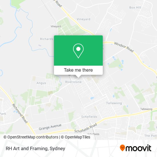RH Art and Framing map