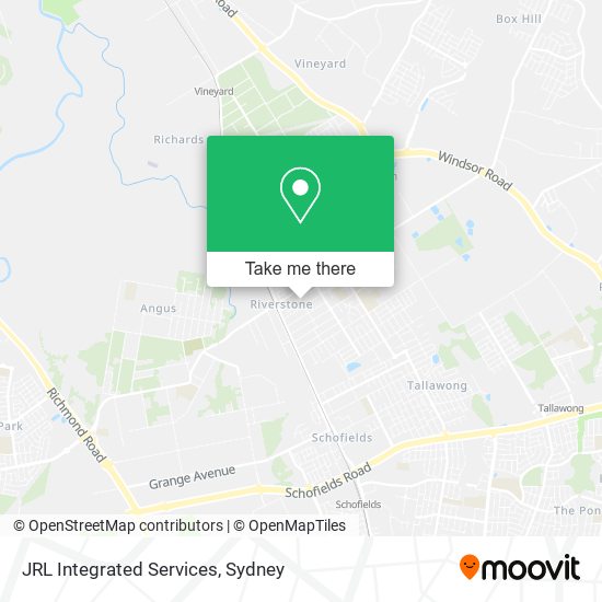 JRL Integrated Services map